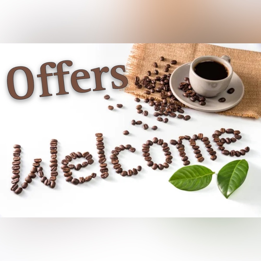 Offers welcome on any item you like. 🏷️